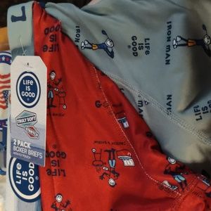 Life is Good Men's Underwear - Super Soft Boxer Briefs size small